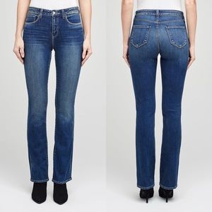 L'AGENCE Oriana High Waist Straight Leg Jeans Monterey Wash 25 NWT